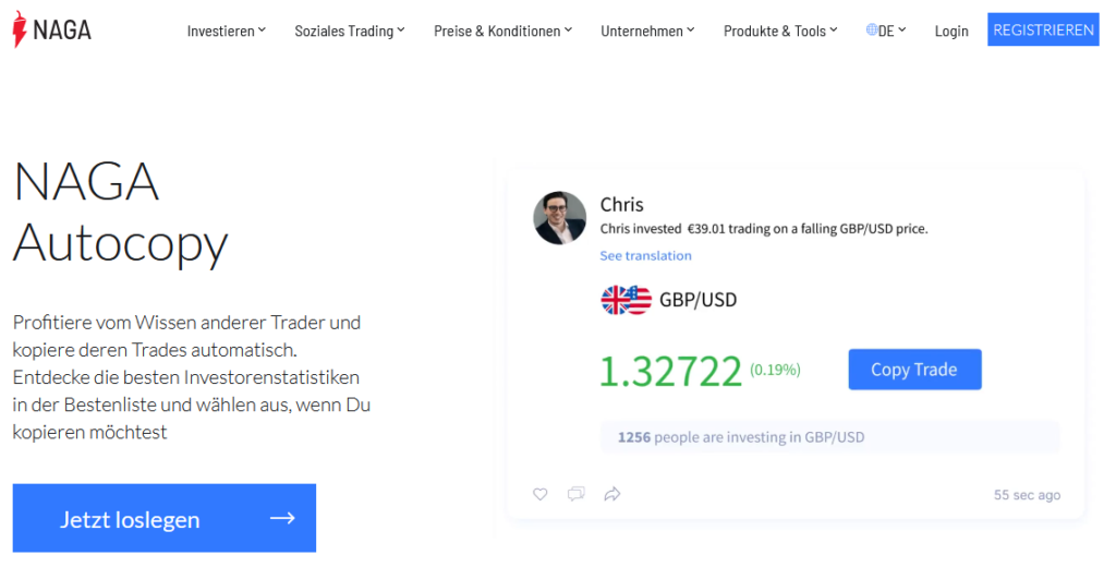 NAGA Copy Trading