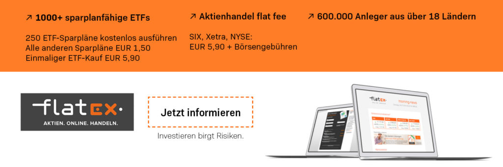 flatex Online Broker Schweiz ETF Sparplan