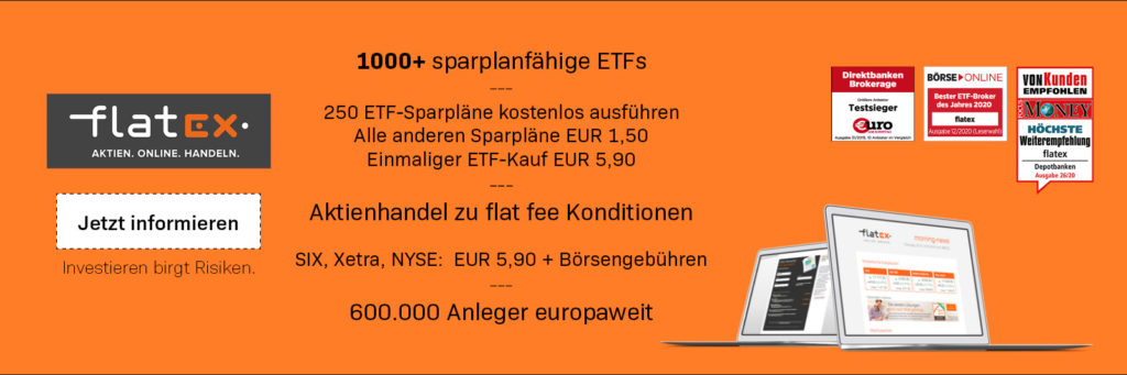 flatex Schweiz ETF Sparplan Brokerverglei.ch